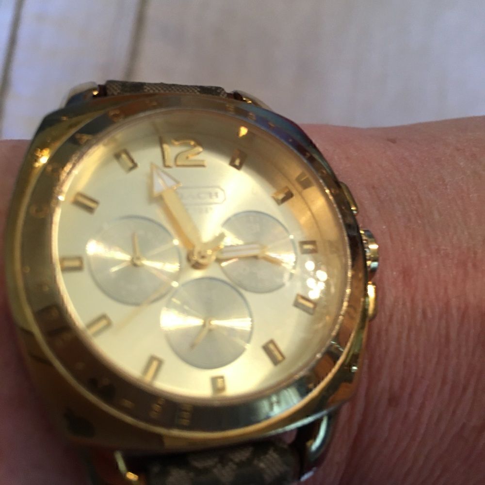 Authentic Coach Large Face Style Watch - Picture 10 of 10